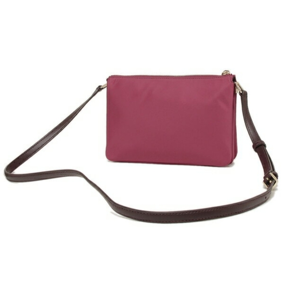 Kate Spade Dawn Triple Gusset Crossbody in Rhubarb Tart - Picture 6 of 8